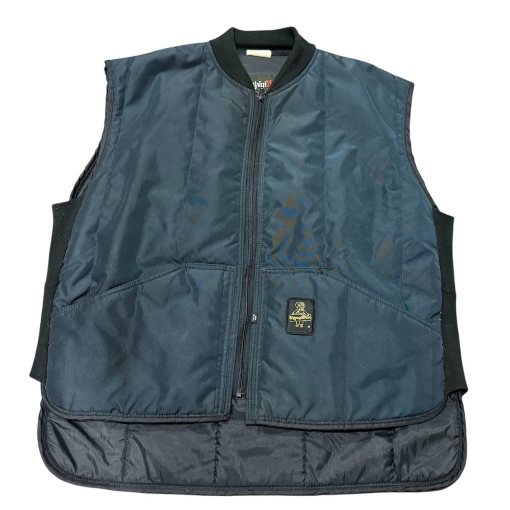 RefrigiWear Vintage Vest Jacket Men’s Size XL Full Zip Quilted Insulated USA